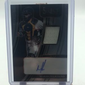 Mario Feliciano Game-Worn Patch Auto